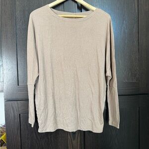 Tan Long Sleeve Top - Size S